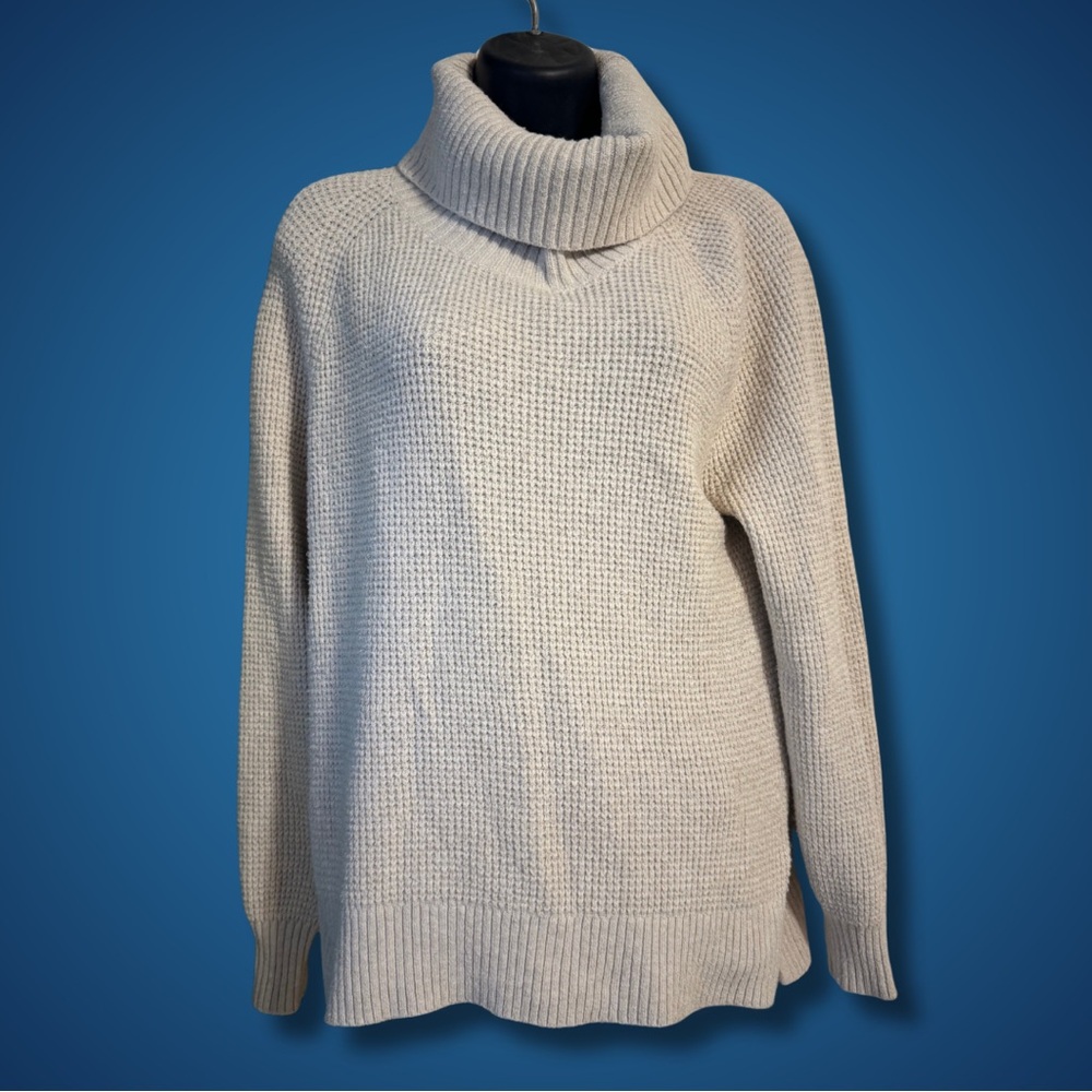 Old Navy Cream Cowl Neck Sweater